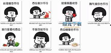 飞速吃瓜表情包下载,网络潮流的缩影与传播力量